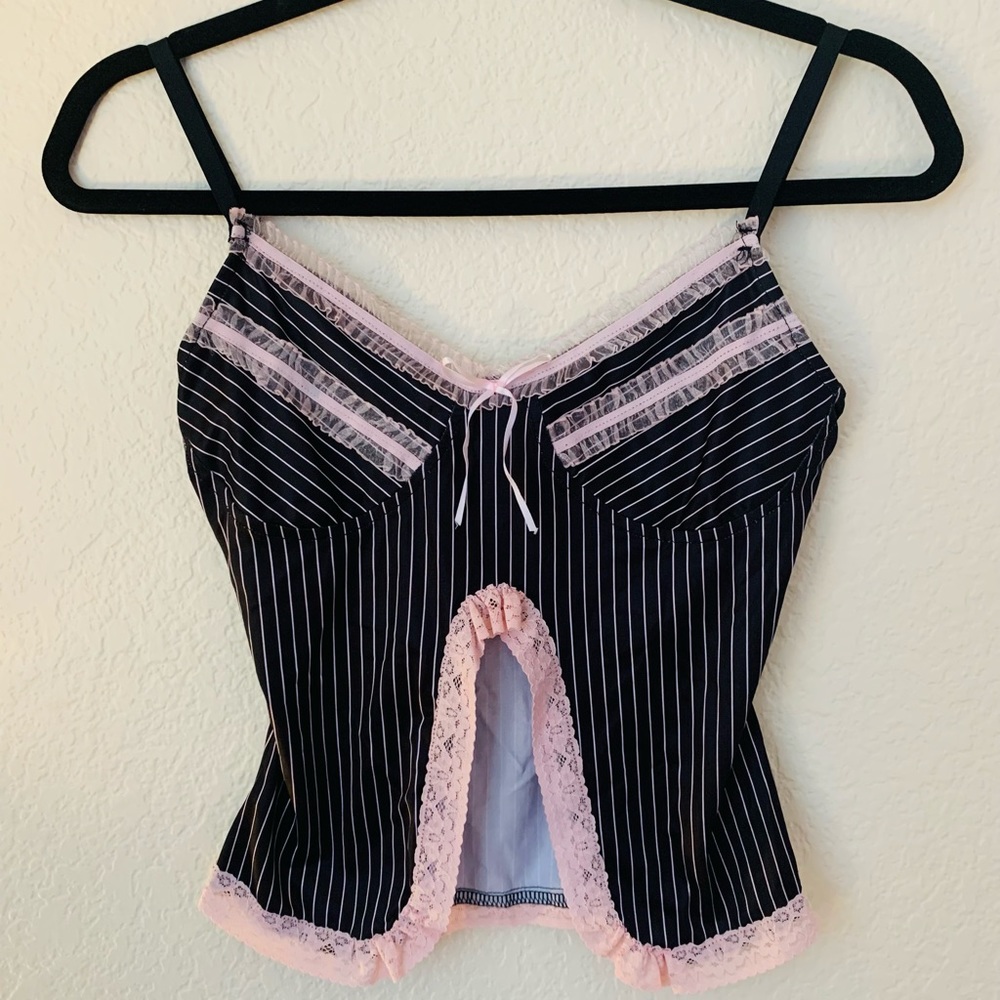 Cute black and pink tank